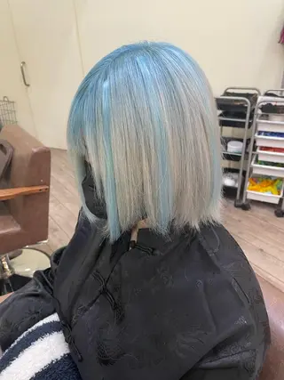 ミディアム カラー WEST OLAND加藤圭介のヘアスタイル