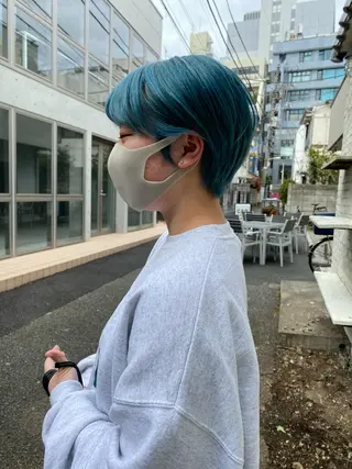 ショート パーマ、髪質改善 菊地美月のヘアスタイル