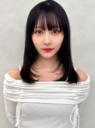 ロング カラー ✨艶髪・縮毛矯正✨️ 🦖しんのすけ🦖のヘアスタイル