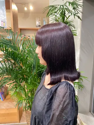 カラー みやもと みくのヘアスタイル