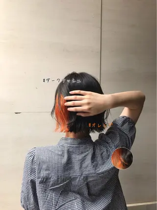 ショート カラー 髪質改善特化サロン ICONIQ天神店のヘアスタイル