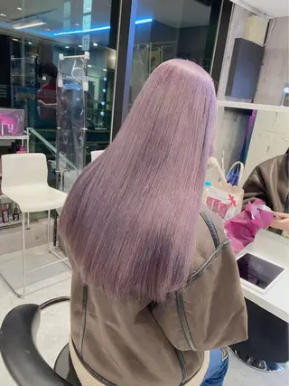 ロング ハイトーン×エクステ 💞くるみのヘアスタイル