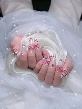 ネイル 🎀も ものネイルデザイン