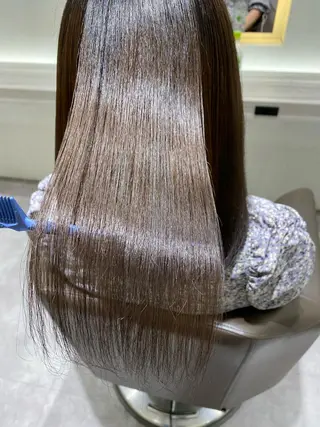 セミロング カラー ムトウセイマ/艶髪 /艶ケアWブリーチのヘアスタイル