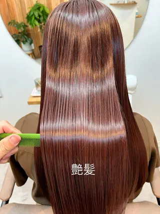 ロング パーマ、髪質改善 川崎祐介のヘアスタイル