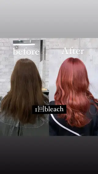 セミロング カラー パーマ ヘアアレンジ メンズ キッズ ネイル マツエク・マツパ アイブロウ 🐺ウルフ×ハイトー ン🖤Yukinoのヘアスタイル