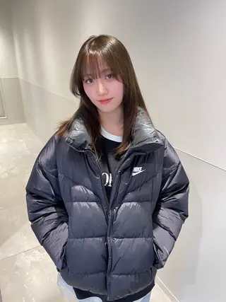 ミディアム 福山 晴香のヘアスタイル