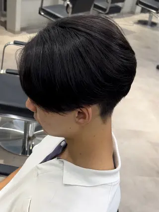 パーマ メンズ 曲がる縮毛矯正 LIBER 　岩名のヘアスタイル