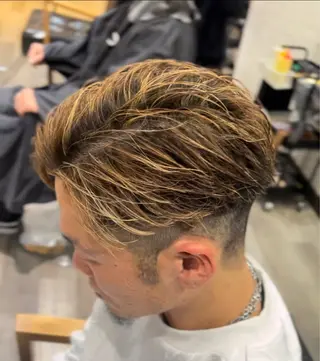 カラー パーマ メンズ windbyciel所属・メンズパーマ特化/ 建部蓮のヘアスタイル