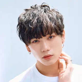 ショート パーマ メンズ メンズ専門美容師✂︎ 大庭勝己のヘアスタイル
