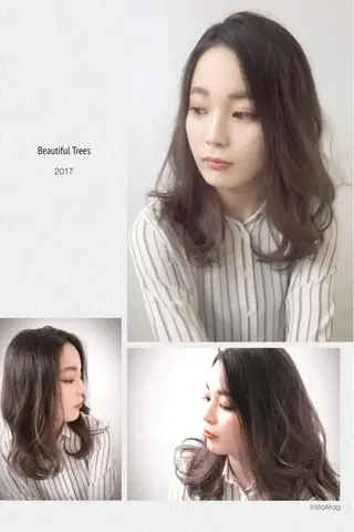 ロング カラー hair＆face  LOBEAUT所属・小笠原 一倫のヘアスタイル