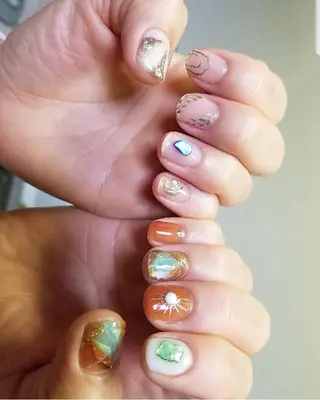 ネイル joie ange難波店所属・田邊 早也香のネイルデザイン