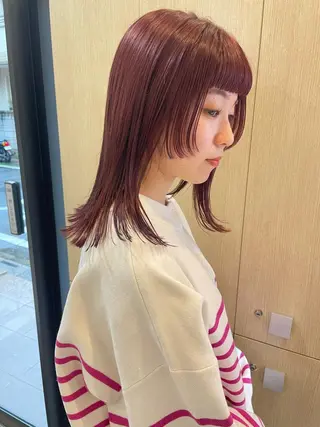 ミディアム 【ボブ/個室サロン】 癒し空間mimuraのヘアスタイル