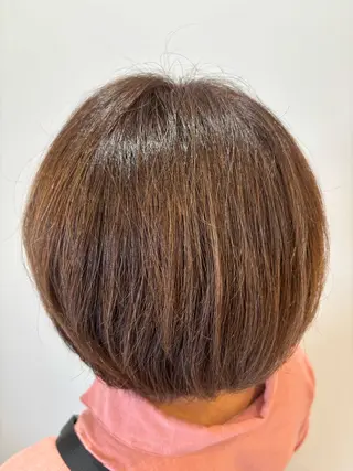 ショート はじめ/八柱/ ブリーチなしカラーのヘアスタイル