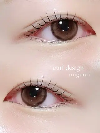 マツエク・マツパ mignon /sakuraのマツエク・マツパデザイン
