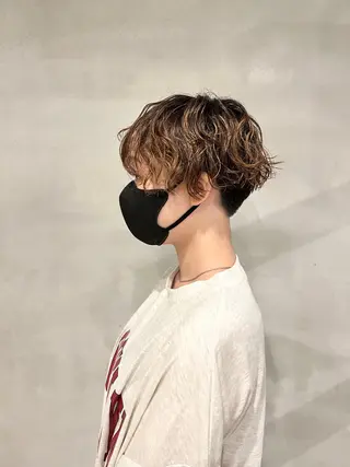 ショート パーマ hale所属・hale airiのヘアスタイル