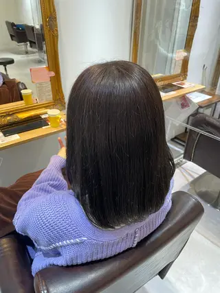 ミディアム ツヤカラー🫧 Saeのヘアスタイル