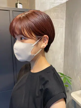 ショート カラー ヤマモト マイのヘアスタイル