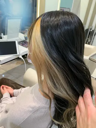 ロング カラー ケンジアネッタ Men'sのヘアスタイル