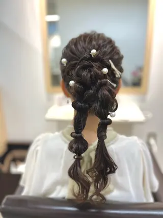 ヘアアレンジ 似合わせヘアメイク 💐オダギリチアキのヘアスタイル