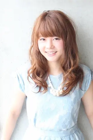 ロング カラー パーマ 村上 貴徳のヘアスタイル