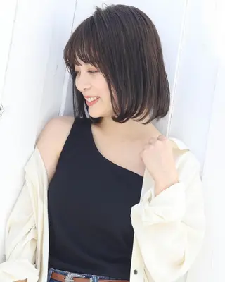 ミディアム Loem【ロエム】所属・RINA 【Loem】のヘアスタイル