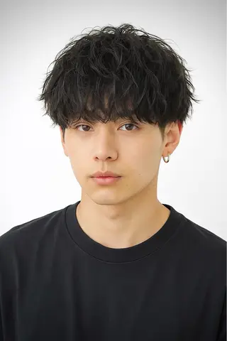 ショート カラー パーマ メンズ 【AROMA】 murakamiのヘアスタイル
