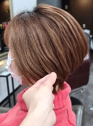 ショート カラー 井澗 修二のヘアスタイル