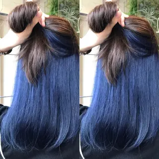 ミディアム カラー Hanna by W_SALONのヘアスタイル