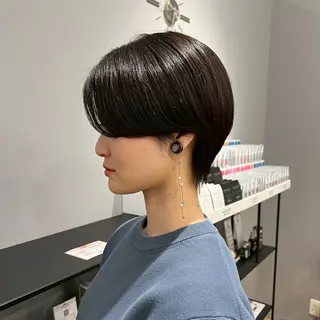 ショート 暖色/ボブ/吉岡美音 GIEN NU茶屋町のヘアスタイル