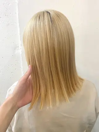 セミロング カラー 🌼U24 ヘアデザインラボのヘアスタイル