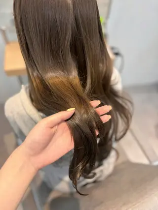 セミロング 透明感/韓国ヘア/ miyu 🎀のヘアスタイル