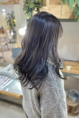 ロング カラー 菊地 紗矢のヘアスタイル
