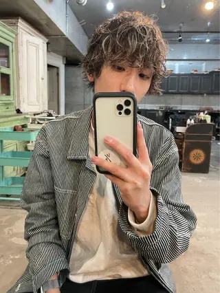 メンズ メンズ特化美容師 ハスイルイのヘアスタイル