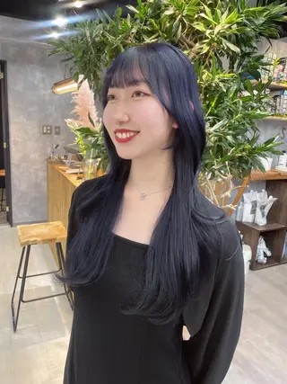 ロング カラー 宮城 ほのかのヘアスタイル