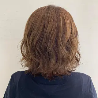 ミディアム BLENDby happiness所属・KAORU/絹髪 /髪質改善/奈良のヘアスタイル