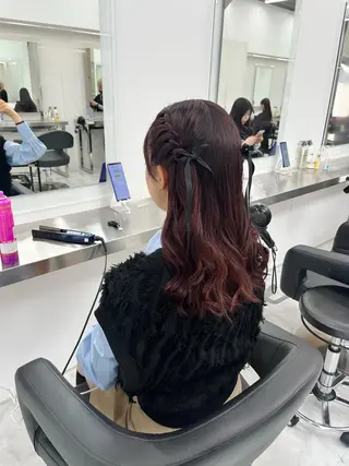 セミロング カラー ヘアアレンジ 愛されカラー🩷 はるなのヘアスタイル