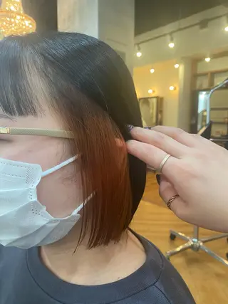 ショート カラー ママ美容師🧸谷山 潮音/ReFa取扱店のヘアスタイル