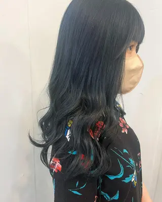 ロング カラー mizuho🐈⬛ 艶髪¦ダークトーンのヘアスタイル