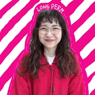 ロング パーマ hollo原宿所属・パーマ/ハイトーン 🎀Rumiのヘアスタイル