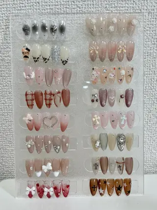 ネイル By moonネイル 🌷ワンホン/韓国風のネイルデザイン