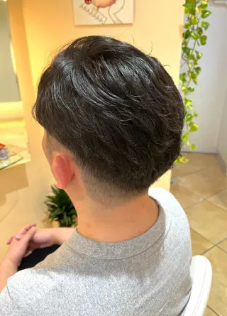 ショート パーマ メンズ メンズパーマ特化 外山　健太のヘアスタイル