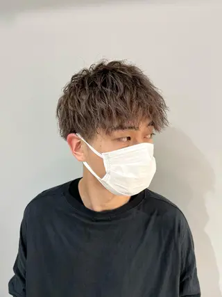 カラー パーマ 金子勇希🔥パーマ 比率90%以上🔥のヘアスタイル