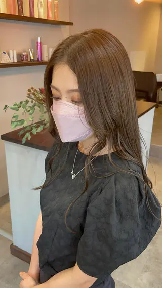 ロング カラー ボブ/髪質改善/ soiナカジママドリのヘアスタイル