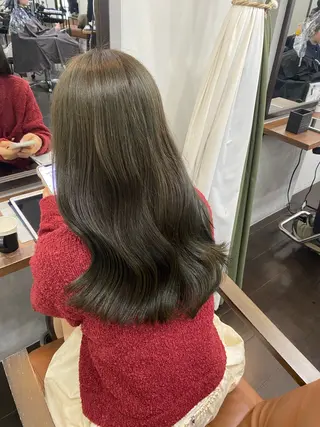 ロング カラー ヘアアレンジ 🍒ᩚ名駅/艶髪 縮毛矯正/あゆ🍒ᩚのヘアスタイル