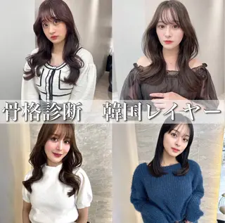 ロング カラー 池袋/似合わせ/縮毛 髪質改善【ugen】のヘアスタイル