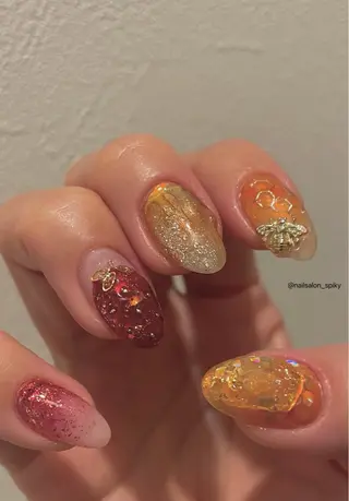 ネイル Spiky とうげ ふうかのネイルデザイン