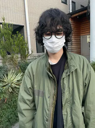 パーマ メンズ 五十嵐 雄毅のヘアスタイル