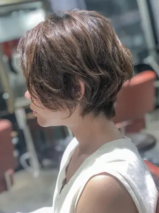 ショート 北條 優輝のヘアスタイル