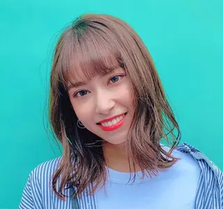 ミディアム 髪質改善🇰🇷レイ ヤーカット/艶透明髪のヘアスタイル